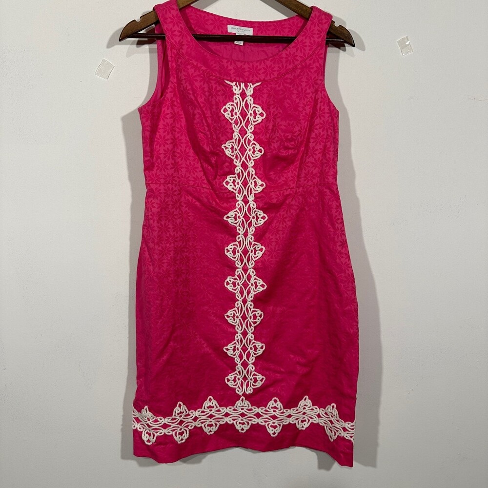 Charter club hot pink summer dress size 10p